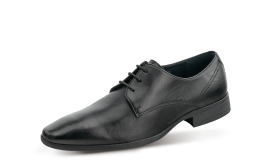 Мъжки официални обувки в черен цвят снимка