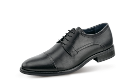 Мъжки официални обувки в черно снимка