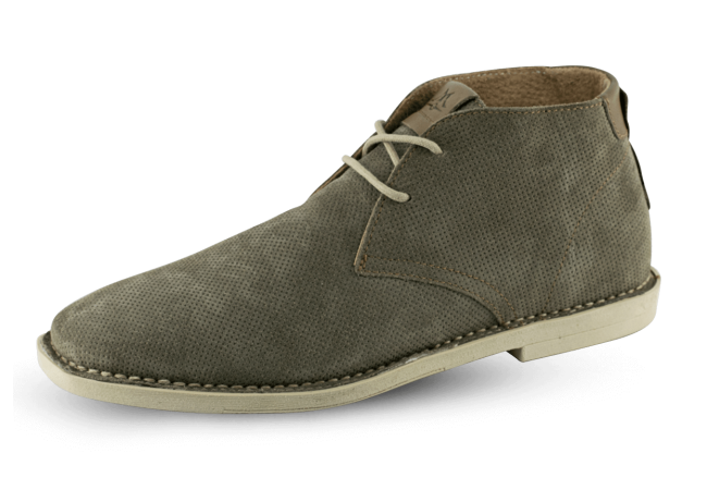 FÉRFI TAUPE SZÍNŰ VELÚR CLARKS TÍPUSÚ CIPŐ fénykép 5