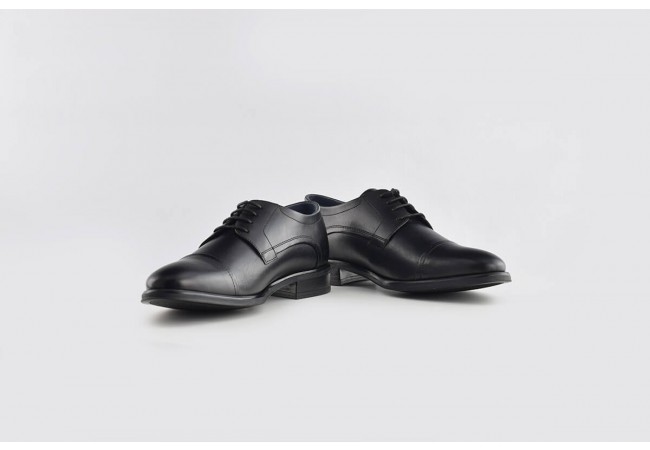 Мъжки официални обувки в черно fénykép 5